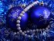 Blue holiday ornaments