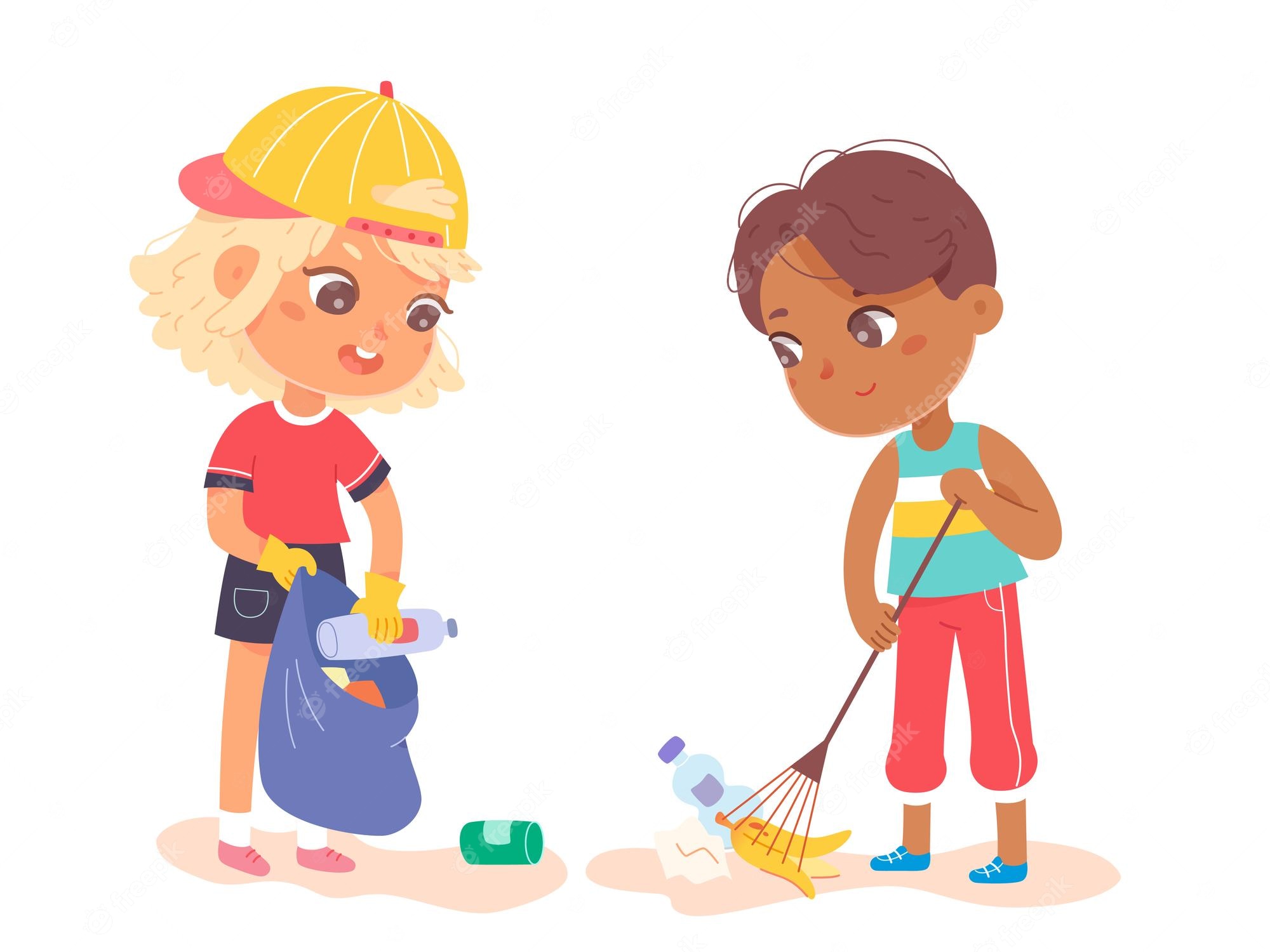 Kids Cleaning Up